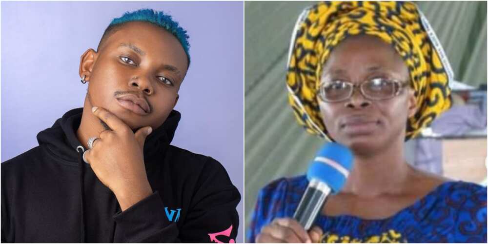 Singer Olakira and viral Mummy G.O