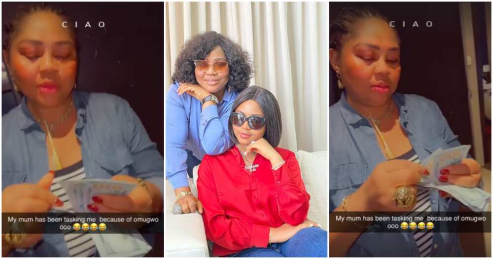 Regina Daniels and mother Rita. Regina Daniels and mother Rita.