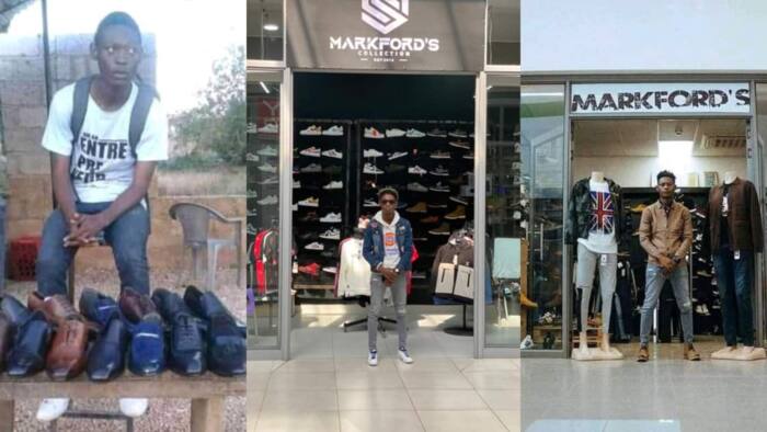 Graduate who started selling shoes on street makes it big, now owns 3 massive clothing stores, shares photos