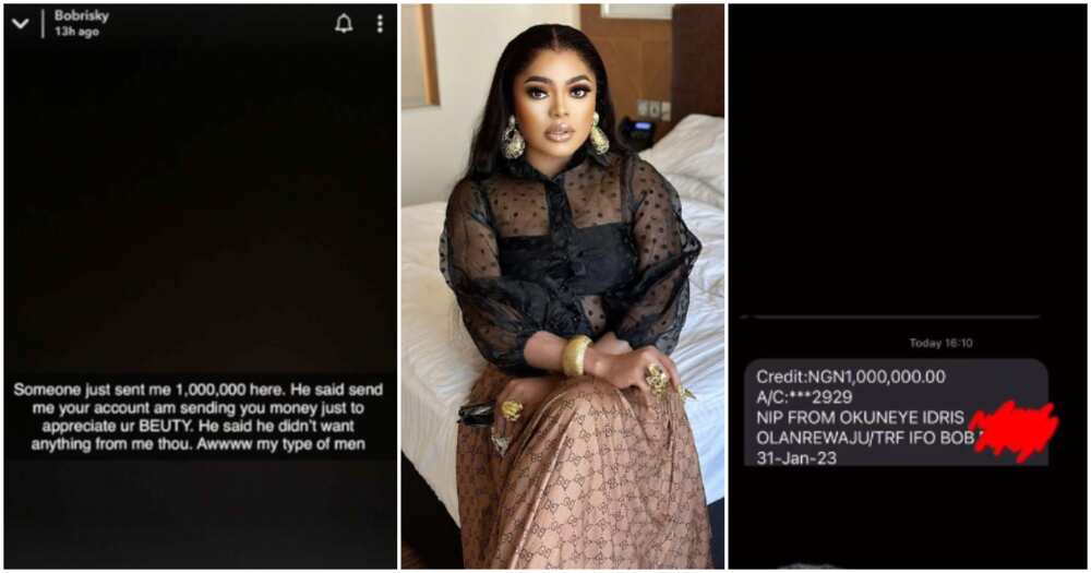 Bobrisky caught after posting fake alert online. Bobrisky caught after posting fake alert online.