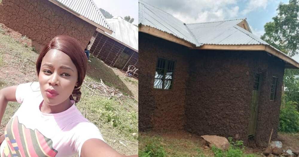 Kenyans celebrate kind lady who built her mother simple house: "It cost me 130k"