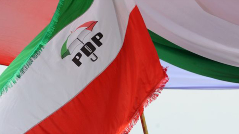 Tutar jam'iyyar PDP. Tutar jam'iyyar PDP.