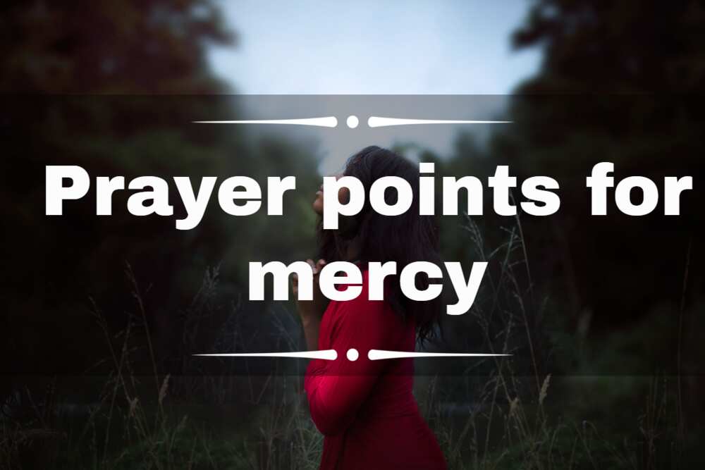 prayer points for mercy with bible verses