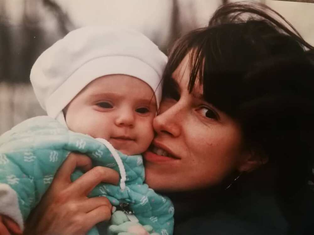 Luce Dufault et sa fille Luce Dufault et sa fille