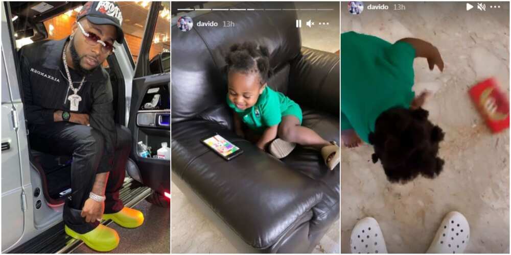 Davido Spotted Spending Time with Son Ifeanyi amid Rumours of Trouble with Chioma