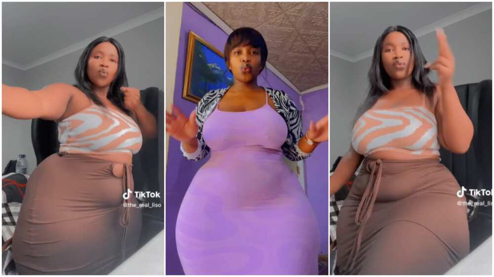 Curvy Pretty Lady With Massive Body Shape Whines Waist Gently, Her Video  Trends on TikTok 