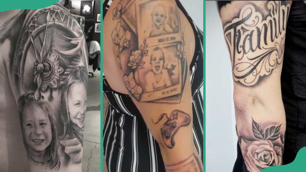 Family sleeve tattoos