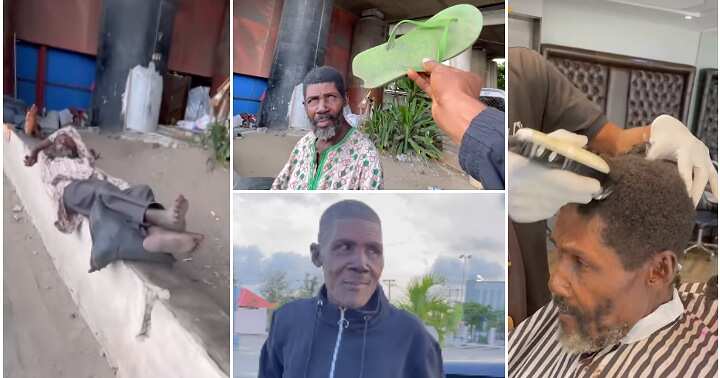 Homeless man transformation, 20 years