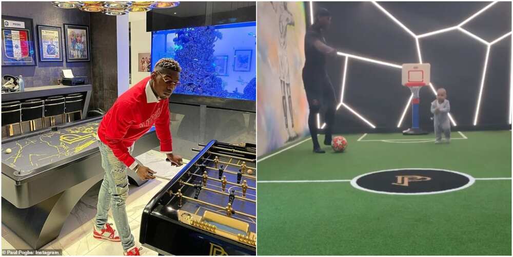 Man United star shows of incredible £3m mansion that has 2 customized snooker tables