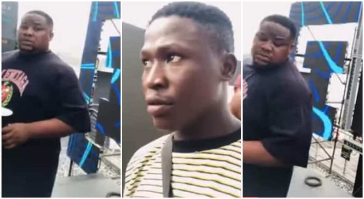 Nigerian boy in the now viral 'eyeing video' has said Cubana Chief Priest is not a bad person