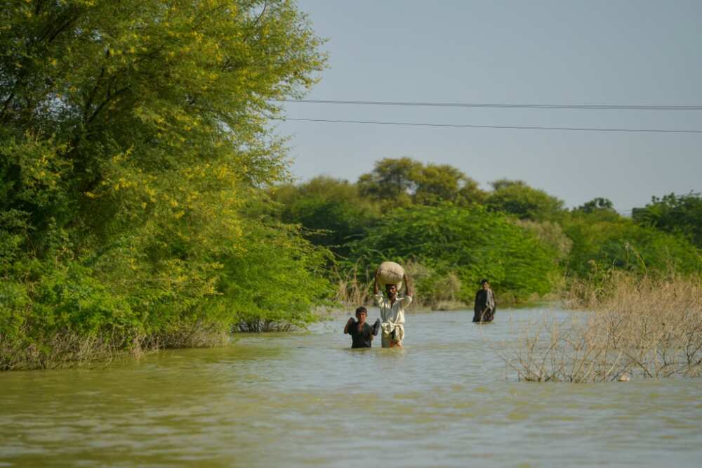 Deadly monsoon inundations in Pakistan engulfed vast swathes farmland