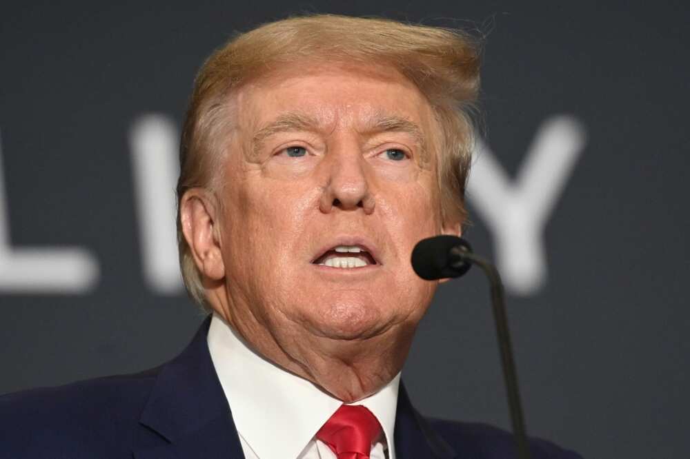 Former US president Donald Trump (pictured in July 2022) said his Florida estate was "under siege, raided, and occupied" by FBI agents Former US president Donald Trump (pictured in July 2022) said his Florida estate was "under siege, raided, and occupied" by FBI agents