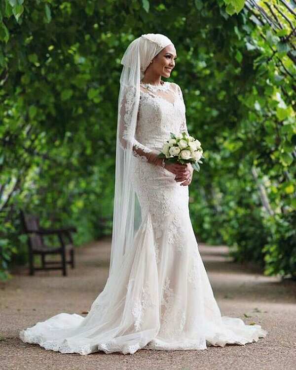 Nigerian Muslim wedding dress for nikah