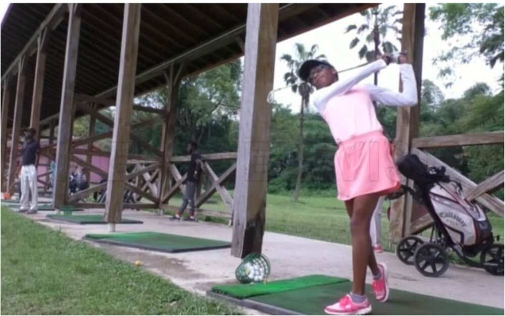 Iyeneobong Essien: Meet 13-year-old Nigerian golf prodigy who has 17 medals