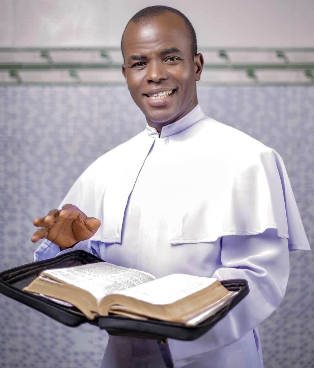 Pope Francis, Bishop of Enugu Catholic Diocese, Most Rev. Callistus Onaga, Spiritual Director of Adoration Ministry, Enugu, Rev. Fr. Ejike Mbaka