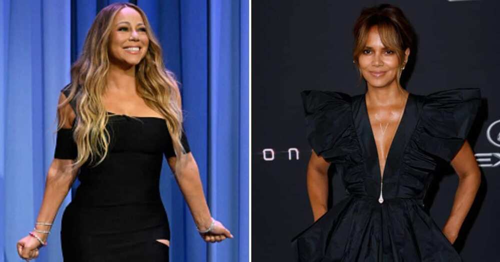 Mariah Carey and Halle Berry