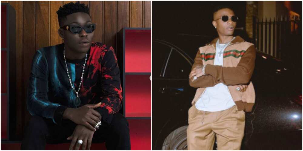 Reekado Banks says he felt disrespected over Wizkid's comment on social media