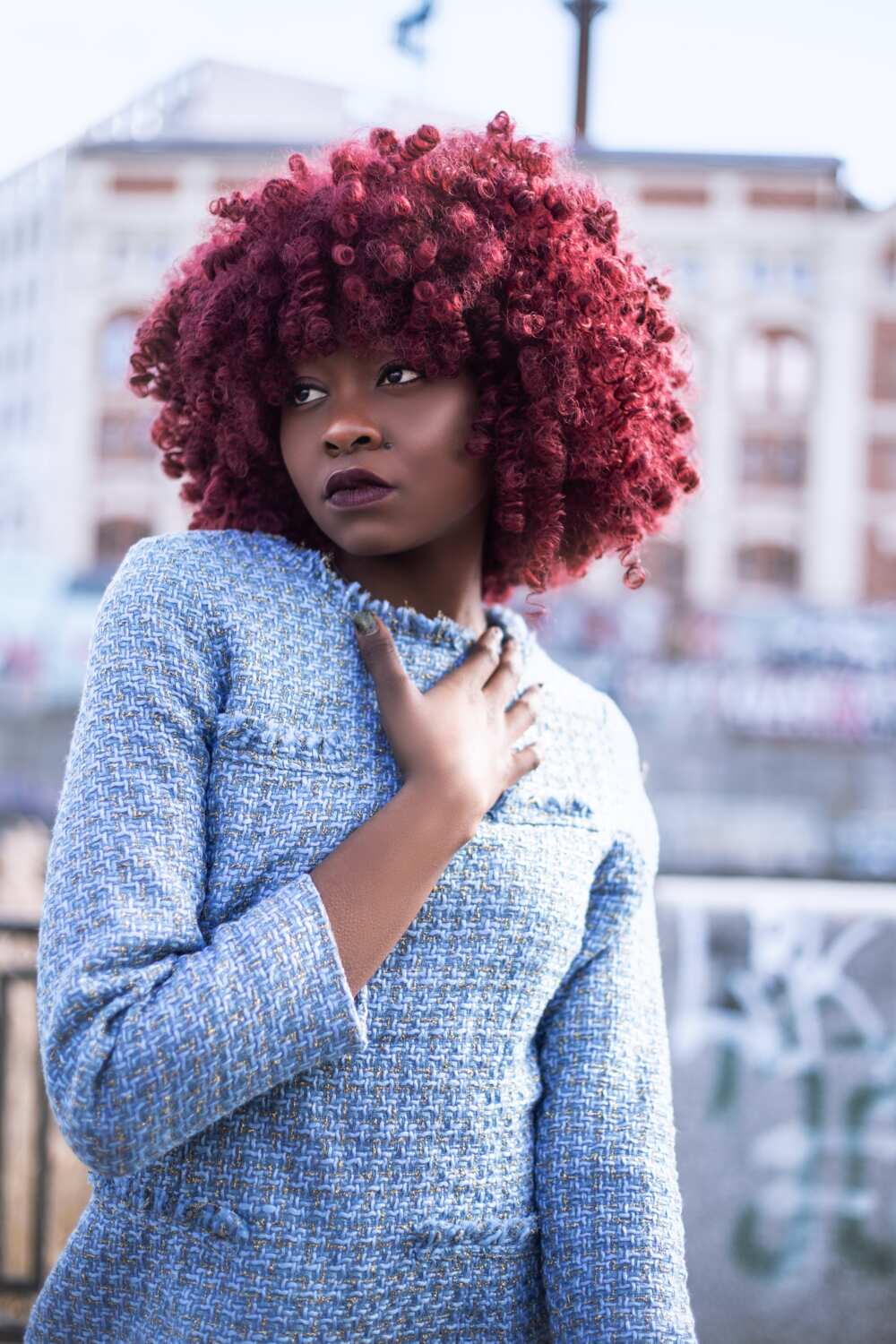 Top 50 burgundy hair styles to try in 2019 - Legit.ng