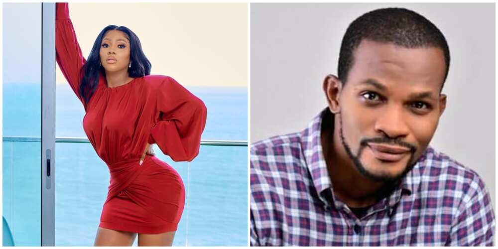 Uche Maduagwu slams Mercy Eke for flaunting backside in birthday photos Uche Maduagwu slams Mercy Eke for flaunting backside in birthday photos