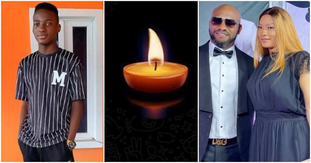 May and Yul Edochie mourn son's death.