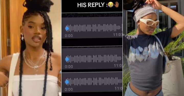 Man goes crazy as girlfriend pranks him with breakup message.