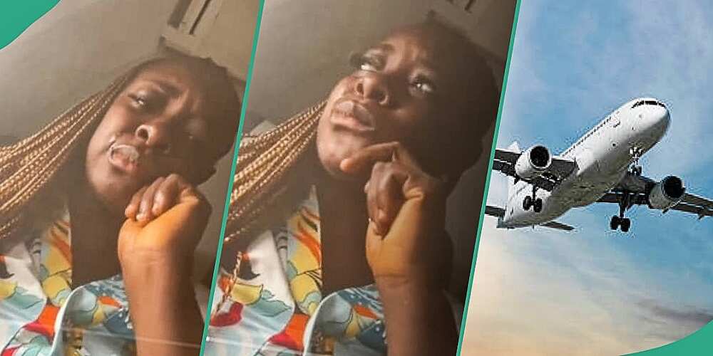 Lady in tears as flight she boarded faces challenge