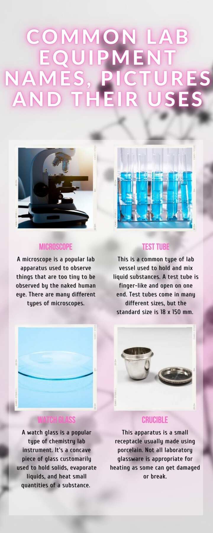 25 most common laboratory equipment and their uses with pictures - Legit.ng
