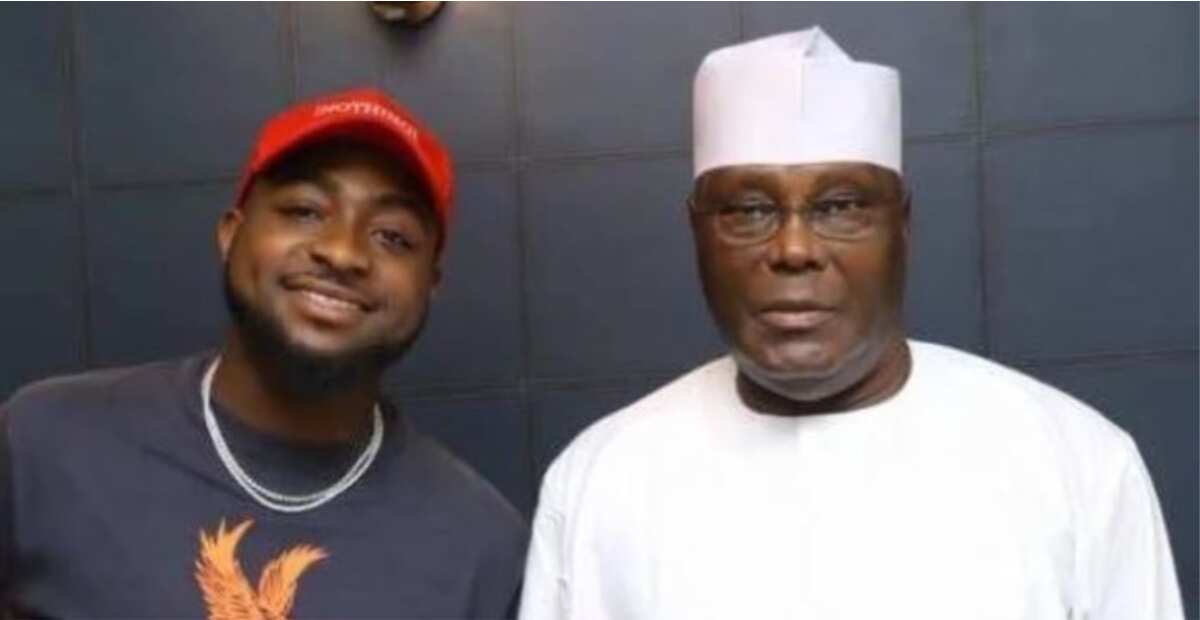 Atiku Abubakar thanks Davido for donating N250million to charity