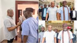 2023: Rare photos of APC presidential aspirants meeting in Abuja emerge