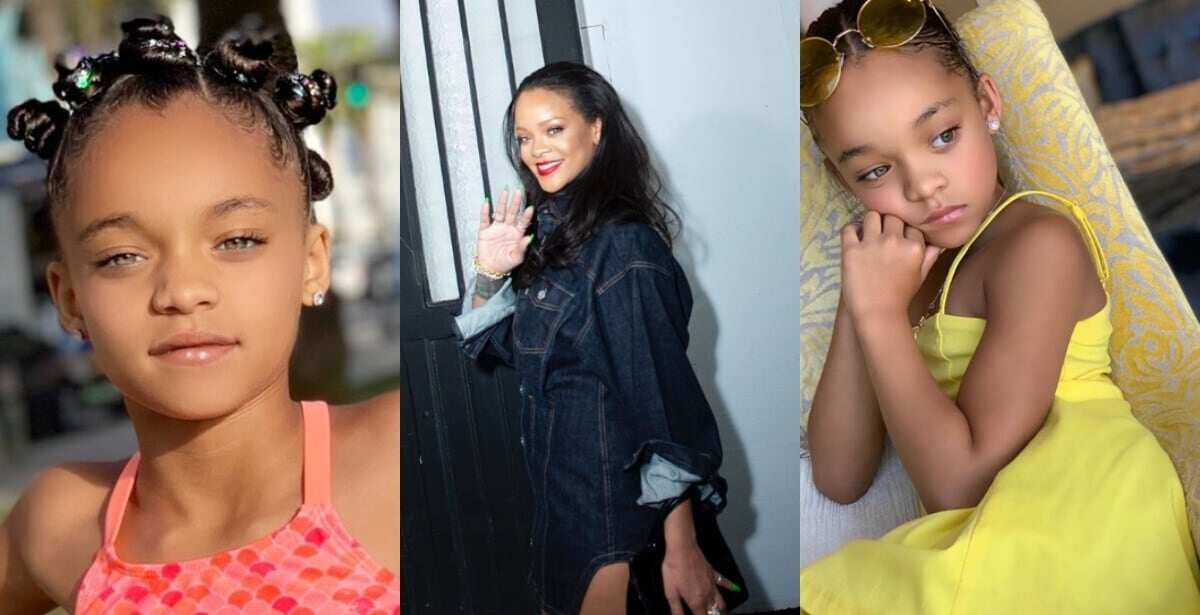 Rihanna's 7-year-old lookalike causes stir on social media with 7 pretty photos