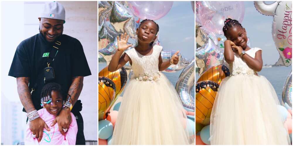 Imade at 6: I Love the Smart Young Girl You Have Grown to Become, Proud Daddy Davido Writes