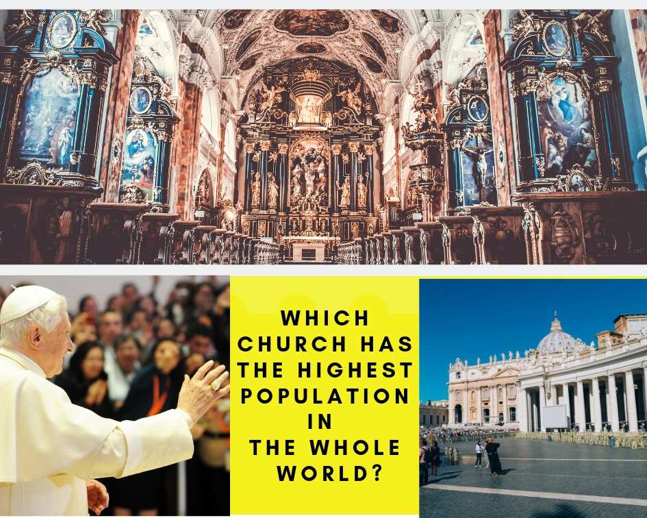 Which church has the highest population in the world?
