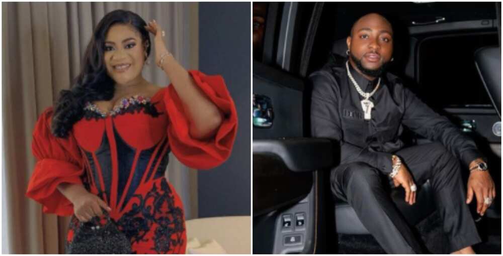 Davido follows Nkechi Blessing back