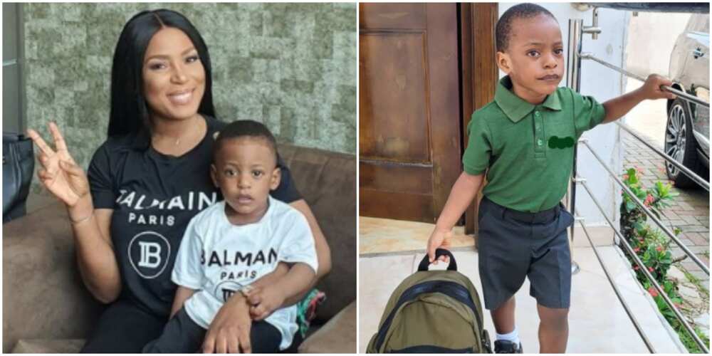 Mother’s Day: Linda Ikeji Brags Heavily About Parenting Skills as Teacher Says Her Son, Jayce Is a Kind Boy