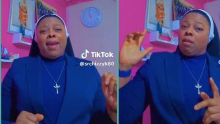 "Your eyes still dey the world": Video of Reverend sister dancing to Flavour's song sparks frenzy