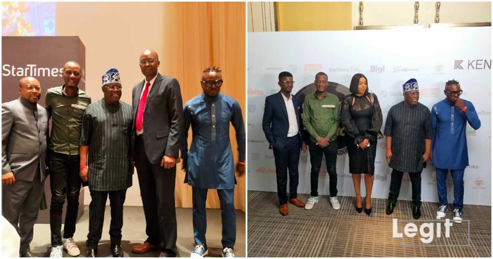Photos of ID Cabasa, Kenny Ogungbe, Asha Gangali and Star Times executives