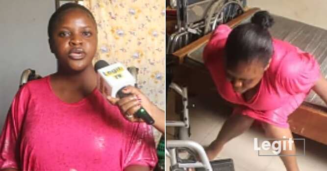 Disabled lady, touching story, national diploma