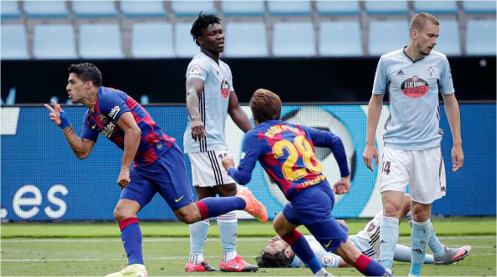 Celta Vigo vs Barcelona: Suarez nets brace but Blaugrana drop 2 precious points