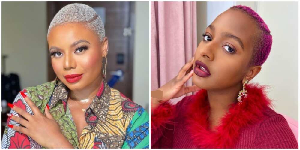 Photos of Nancy Isime and DJ Cuppy.