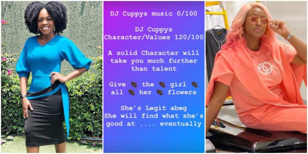 Shade Ladipo Rates DJ Cuppy's Music, Says Solid Character will Take Her further than Music