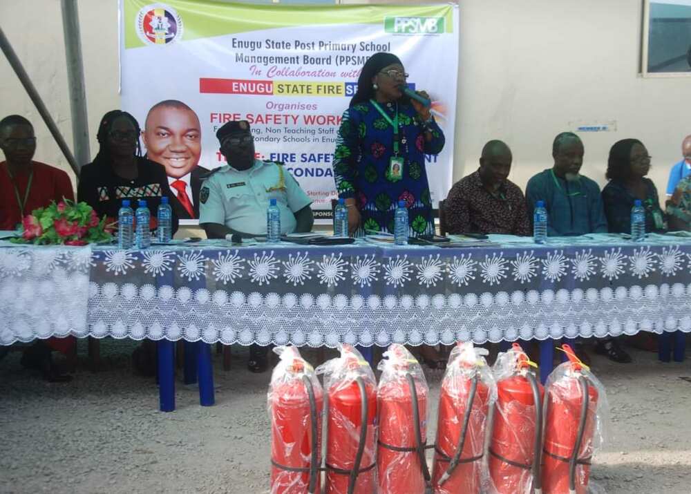 Gov Ugwuanyi Approves Installation of Fire Extinguishers in Schools