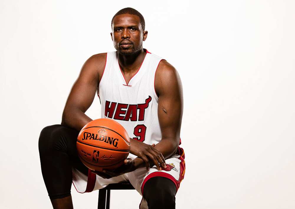 Luol Deng astatine  American Airlines Arena connected  28 September 2015 successful  Miami, Florida