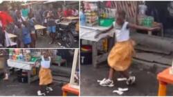 Little girl who dances in front of her mum's shop after school to attract customers causes stir, video emerges