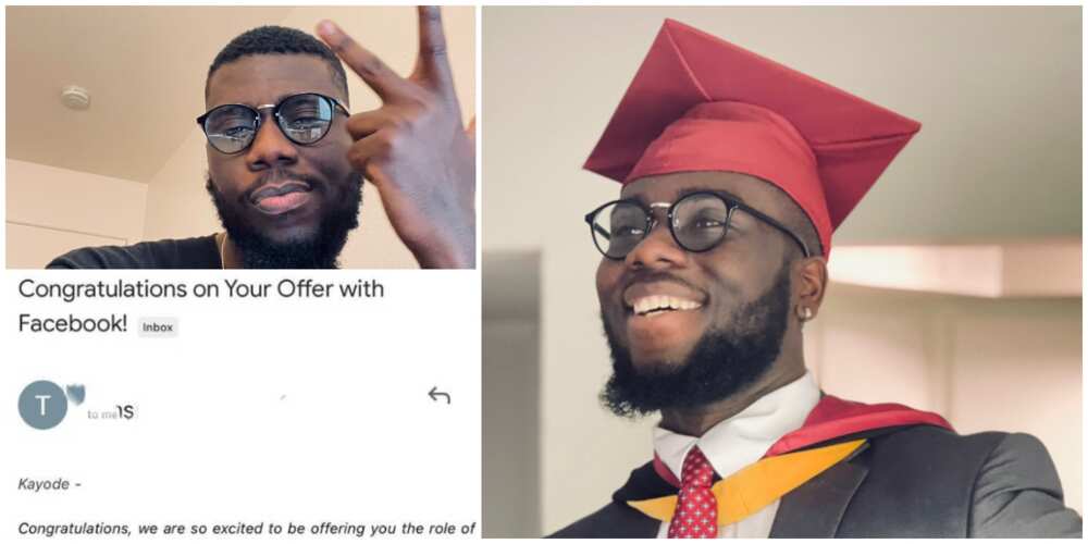 Massive Celebration as Nigerian Man Lands Job with Facebook, Shares the Email he Received, Many React