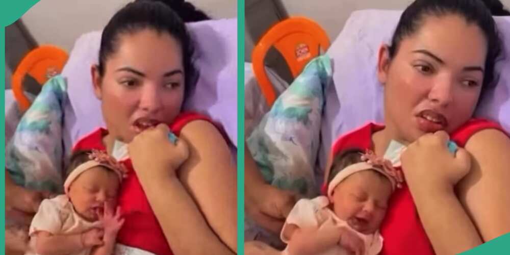 Mother who suffered stroke after childbirth.