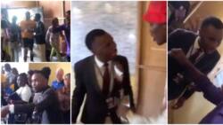 Drama in class as senior colleagues confront, bust pastor who told 100 level students to sow N20k seed in clip