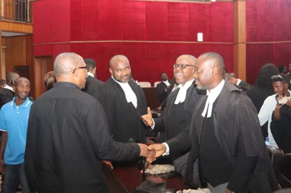 Peter Obi and legal team/2023 presidential election