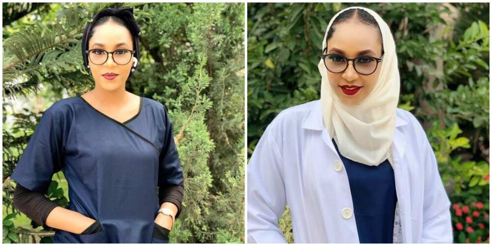 Pretty lady celebrates becoming a medical doctor, Nigerians say her beauty and smile can heal any patient