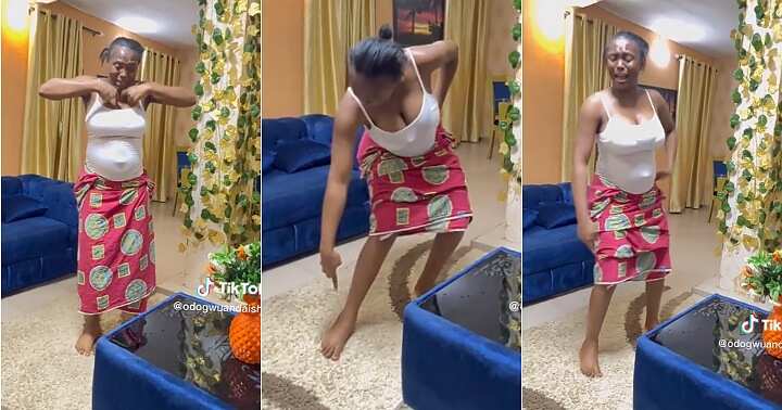 I Am Not Pregnant: Lady with Protruding Belly Cries Out, Video Causes  Frenzy Online 