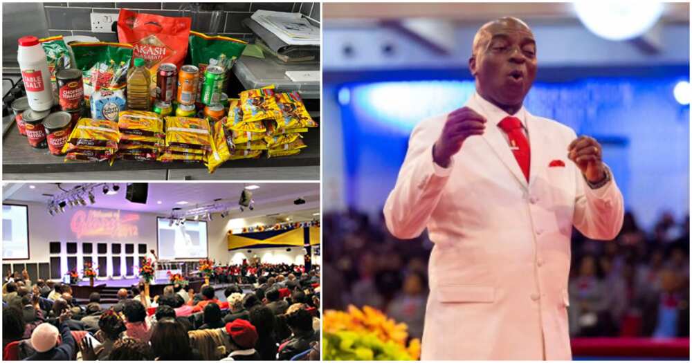 Nigerian lady, Winners' Chapel church in Dartford, Kent, UK